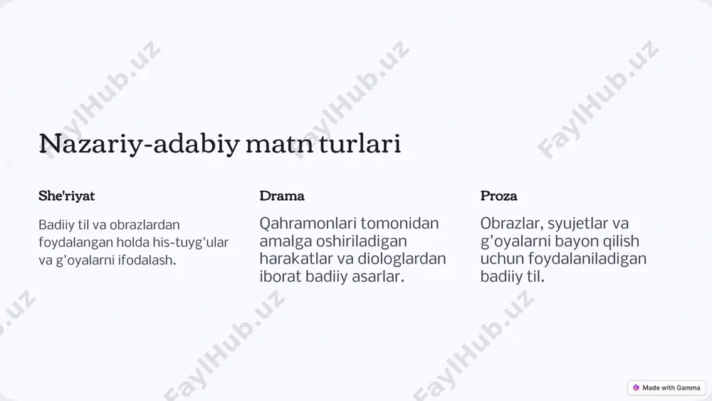 matn turlari va ularning xususiyatlari - Page 5