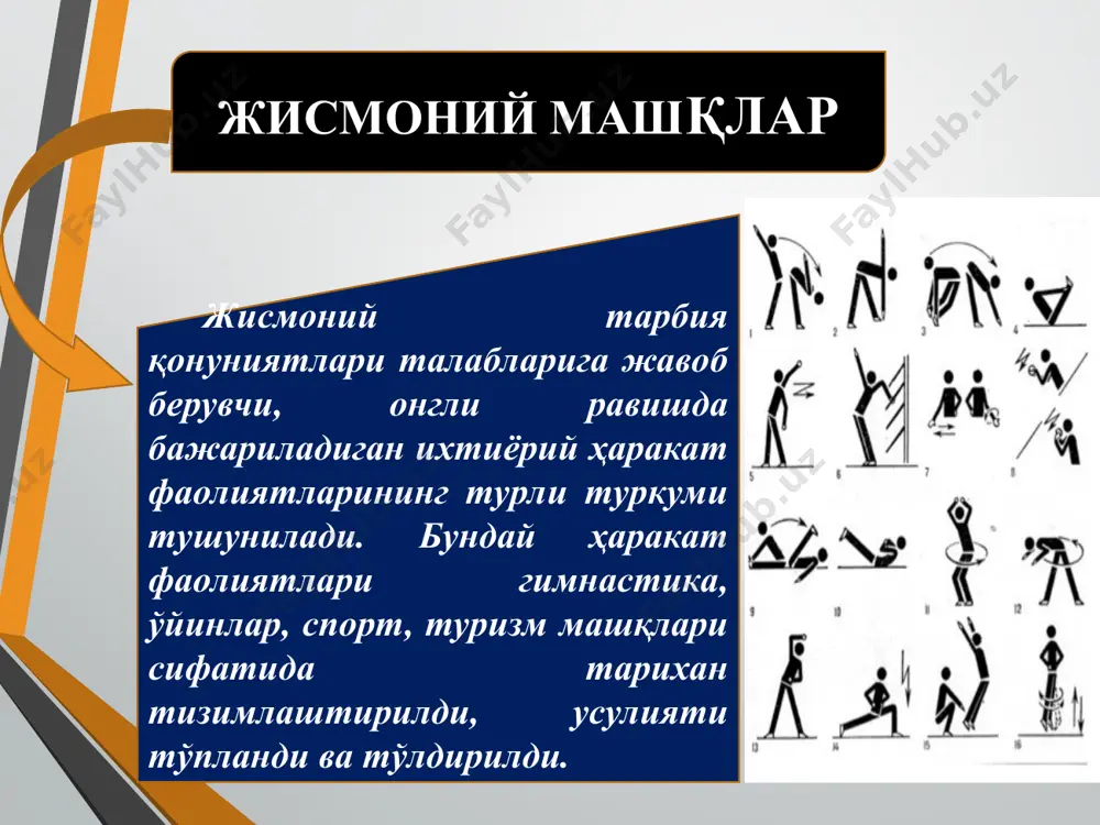 "жисмоний тарбия воситалари" - Page 4