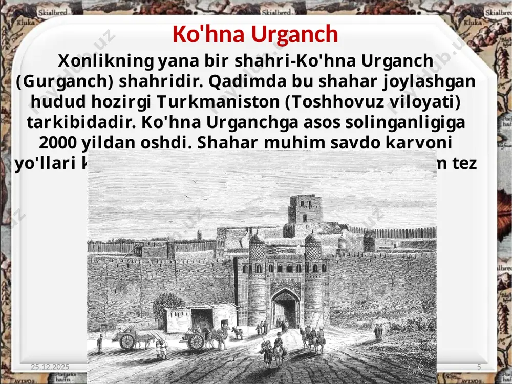 xiva xonligining iqtisodiy va madaniy hayoti 8-sinf - Page 5