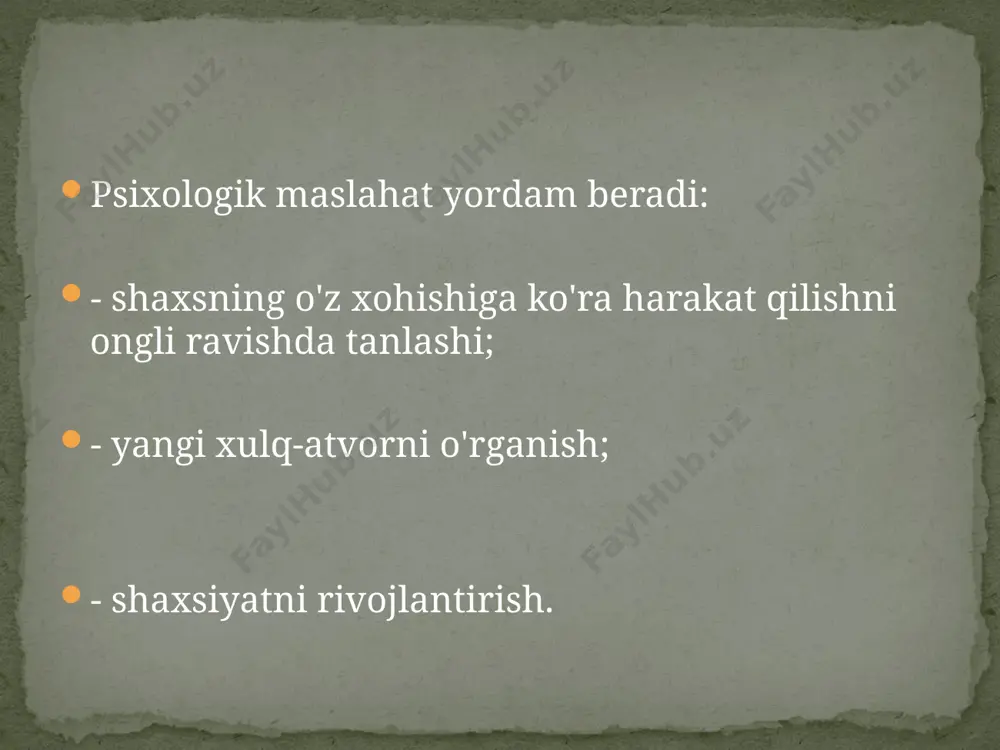 psixologik maslahat bermoq - Page 5