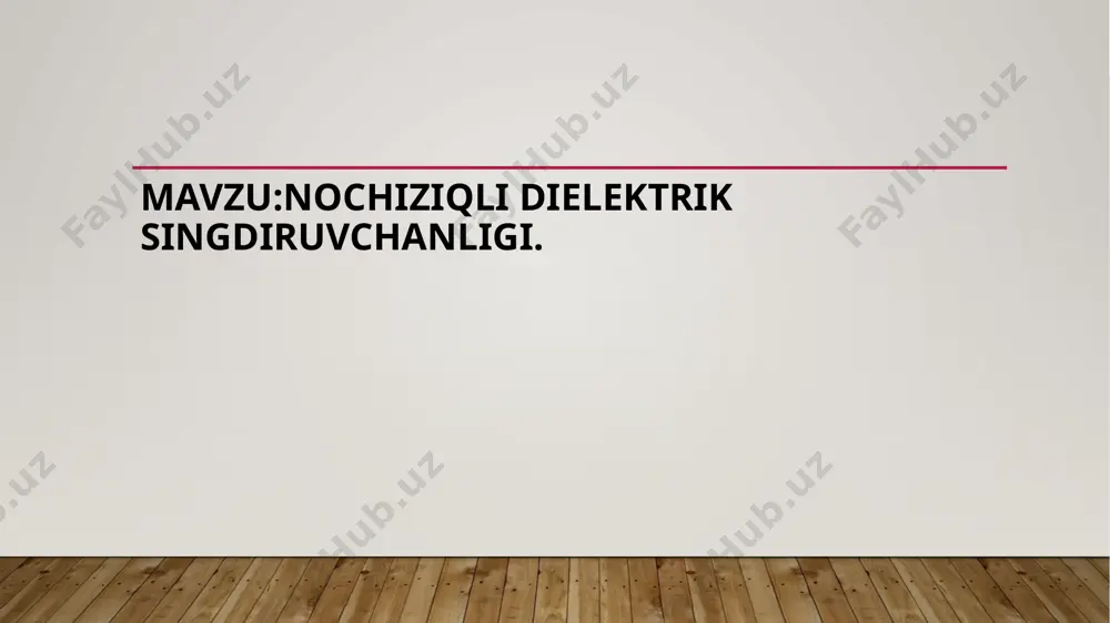 nochiziqli dielektrik singdiruvchanligi - Page 2