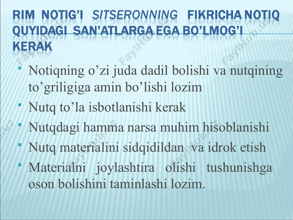 notiqlik va nutqni o‘stirish usullari - Page 5