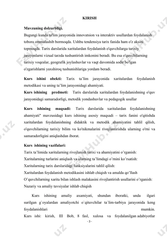 ritaga tushirgan. ptolemeyning “geografiya” asari xaritachilikning asosiy manbalaridan biri bo’lib, unda geografik koordinatalar tizimi va dunyo xaritasi keltirilgan. rim imperiyasida esa xaritalar harbiy va ma’muriy maqsadlar uchun yaratilgan. rimliklarning peutinger jadvali rim imperiyasining yo’llarini va asosiy shaharlari orasidagi masofalarni ko’rsatgan. o’rta asrlar islomiy dunyo: o’rta asrlarda musulmon olimlari xaritachilik va geografiyada katta muvaffaqiyatlarga erishgan. al-idrisi, al-muqaddasiy va al-xorazmiy kabi olimlar o’z asarlari orqali dunyoning turli hududlari haqida ma’lumotlar to’plagan va xaritalar yaratgan. al-idrisining “tabula rogeriana” asari yevropa va osiyoning keng hududlarini qamrab olgan va o’sha davrning eng batafsil xaritalaridan biri hisoblanadi. musulmon olimlarining xaritalarida makka dunyoning markazi sifatida ko’rsatilgan, bu esa ularning diniy ahamiyatini ifodalaydi. xitoy: xitoyda xaritachilik qadimdan rivojlangan bo’lib, song sulolasi davrida (960-1279) yaratilgan dunhuang xaritasi va yuan sulolasi davridagi (1271-1368) yu ji tu xaritasi mashhur bo’lgan. xitoyliklar tomonidan ixtiro qilingan bosma texnologiyalar va kompas xaritalarning aniqligini oshirgan va ularni keng tarqalishini ta’minlagan. yevropa: yevropada o’rta asrlarda monastirlar …