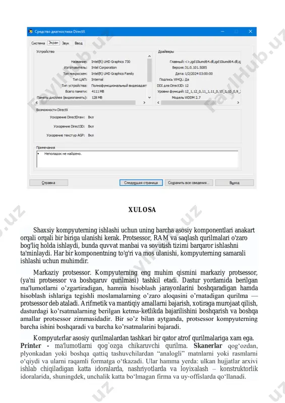 kompyuterni tashkil etish fanidagi amaliy ish javobi - Page 4