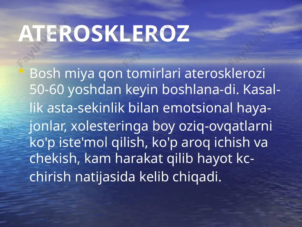 "bosh miya qon tomirlari aterosklerozi" - Page 4