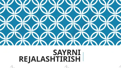 ish jurnali sayri — PPTX