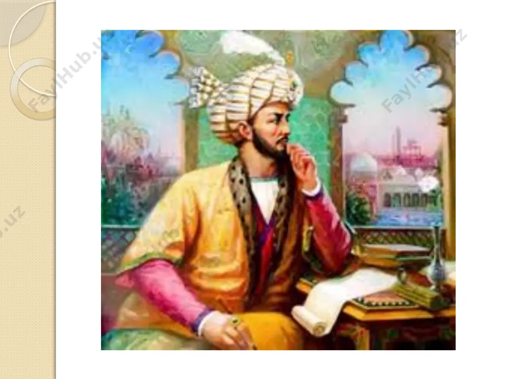dan ortiq. g`azallardan namunalar mening ko'nglumki, gulning g'unchasidek tah-batah qondur, agar yuz ming bahor oisa, ochilmog'i ne imkondur. agar ul qoshi yosiz bog' gashtini orzu qilsam, ko'zimga o'qdumr sarv-u ko'ngulga g'uncha paykondur. paykon — kamon uchidagi metall, boshoq. bahor-u bog' sayrin ne qilaykim, dilsitonimning yuzi gul, zulfi sunbul, qomati sarvi xiromondur. visoli lazzatidin zavq topmog'liq erur dushvor... sendek menga bir yori jafokor topilmas, mendek senga bir zori vafodor topilmas. bu shakl-u shamoyil bila xud hur-u parisen kim, jinsi bashar ichra bu miqdor topilmas. ag'yor ko'z olida-u ul yor ayon yo'q, cam xori ko'ngul ichra-yu g'amxor topilmas. ey gul, meni zor etmaki husnung chamanida, ko'zni yumub ochquncha, bu gulzor topilmas… boburnoma "boburnoma" avtobiografik ocherklarni eslatuvchi voqeiy hikoyalardan iborat. ularda muallif movarounnahr, xuroson, afg'oniston, hindiston kabi mamlakatlarda o'zi qatnashgan, ko'rgan yoki eshitgan voqealarni hikoya qiladi. asarda tarixiy davr va bobur hayoti sahifalari haqqoniy ifoda etil­gan. bilib oling! asar haqida eski o‘zbek (chig‘atoy) …