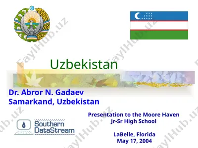 uzbekistan presentation — PPTX