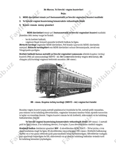 yo’lоvchi vаgоn kuzоvlаri — DOCX