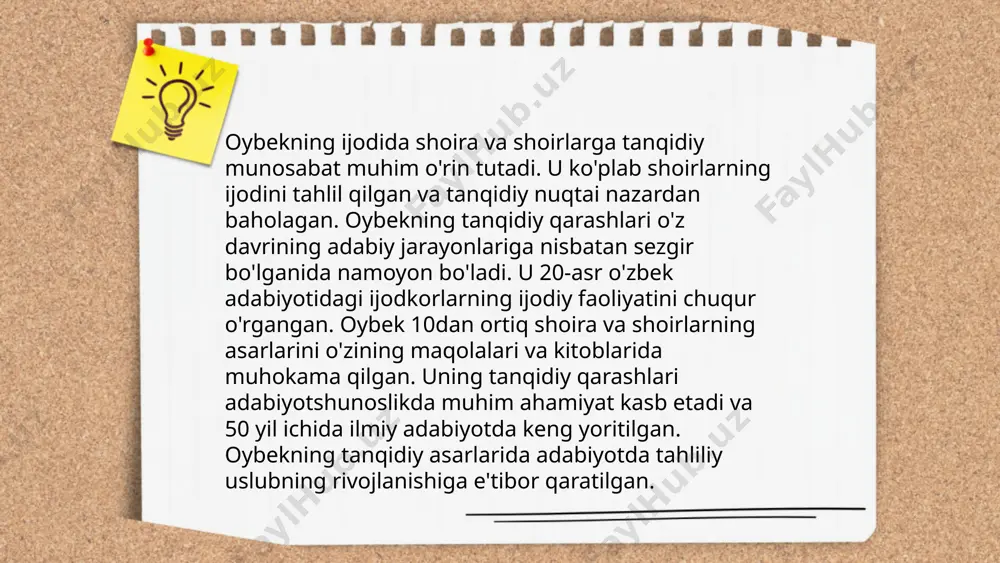 oybekning adabiy-tanqidiy qarashlari - Page 5