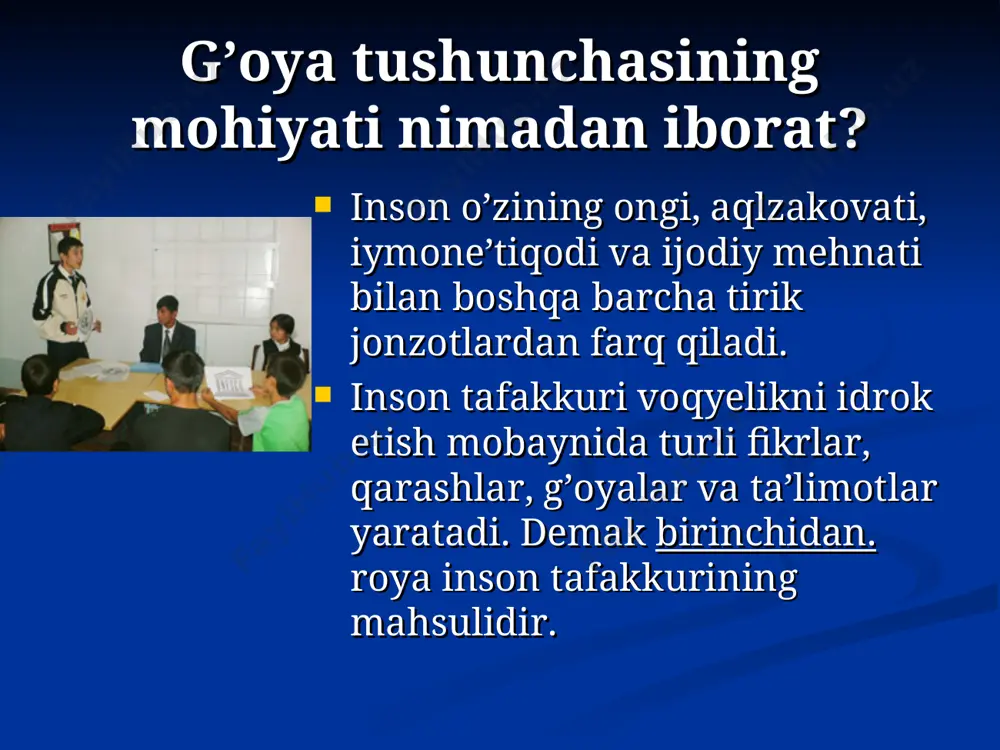 g`oya va mafkura tushunchalarining mohiyati - Page 5
