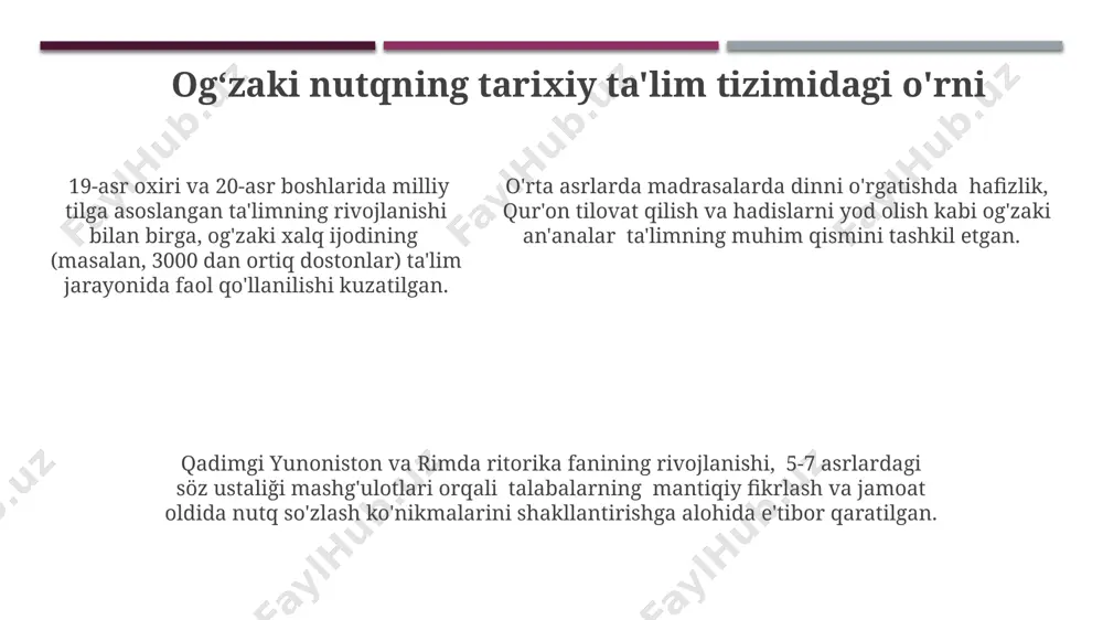 tarix tizimida o'quvchining jonli nutqi va ahamiyati - Page 5