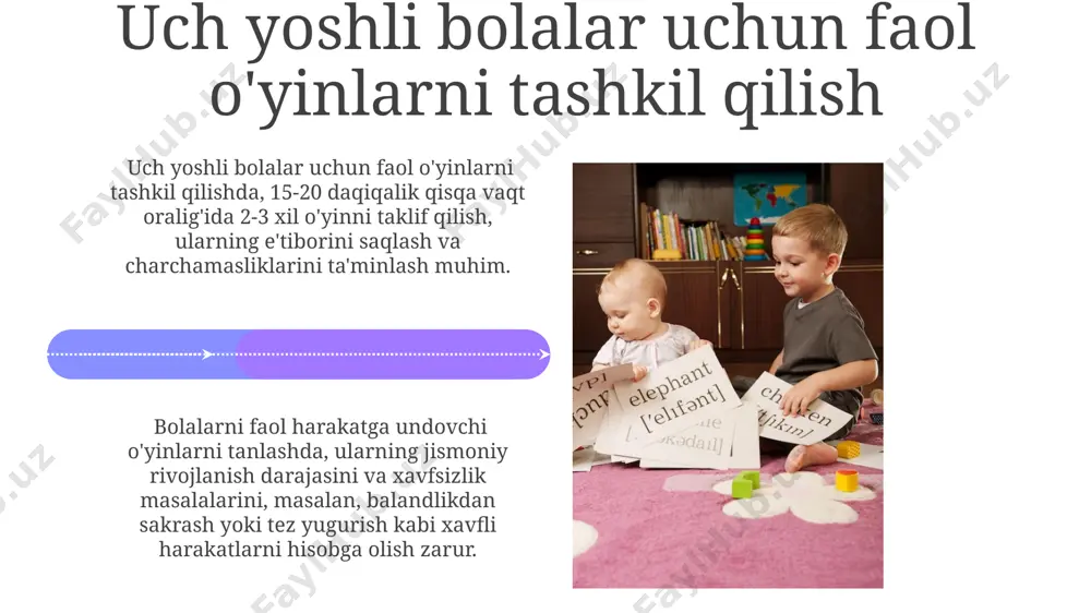 uch yoshli bolalarda harakatli va soʻz oʻyinlarini tashkil etish - Page 4