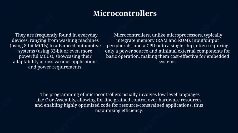 titasking and high-performance gaming experiences, exceeding the capabilities of many older desktop computers. the average smartphone user interacts with over 100 apps per month, highlighting the diverse functionality embedded in these devices, ranging from communication and productivity tools to augmented reality applications and sophisticated mobile games. mainframes these systems boast incredibly large storage capacities, often measured in petabytes (pb), allowing them to store and manage enormous volumes of data for organizations like banks and government agencies needing high-volume transaction processing. mainframes often utilize multiprocessing, employing dozens or even hundreds of cpus to process massive datasets and handle thousands of concurrent users, far exceeding the capabilities of a typical personal computer. mainframe architectures typically incorporate advanced fault tolerance mechanisms, including redundant components and sophisticated error-correction codes, ensuring system uptime exceeding 99.999%, minimizing costly downtime. programmable logic controllers (plcs) plcs utilize ladder logic, a programming language using graphical symbols representing relays and …