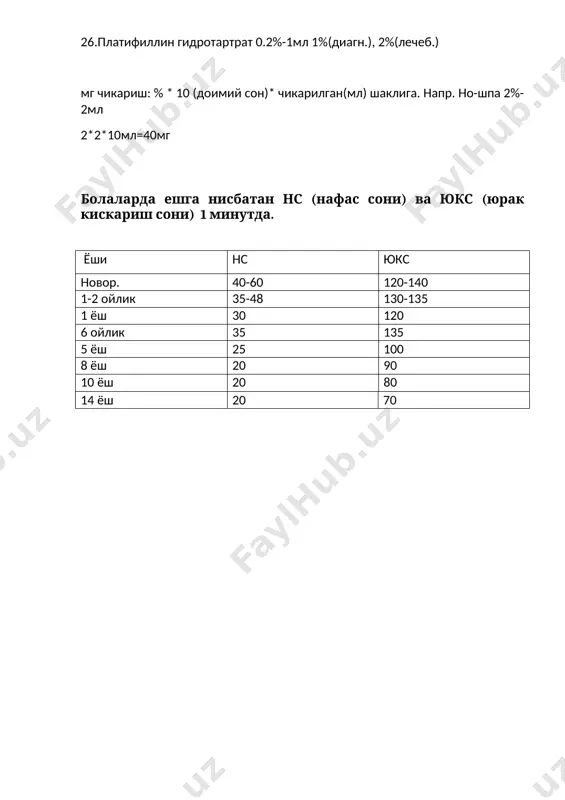 bolalarda dorilar dozalanishi - Page 2