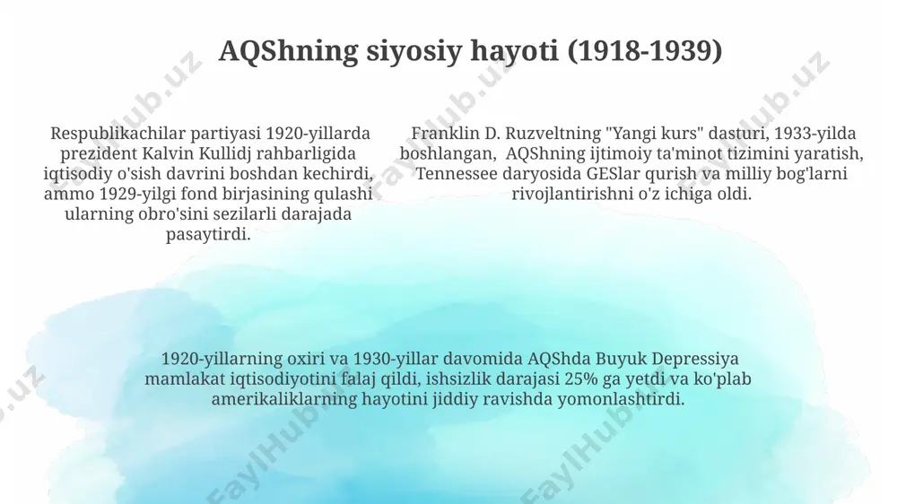 ikki jahon urushi oralig'ida aqsh va yevropa davlatlari - Page 5
