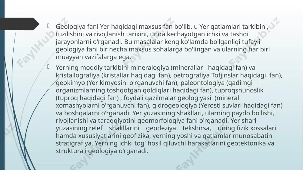 geologiya fanining asosiy muhiti - Page 4