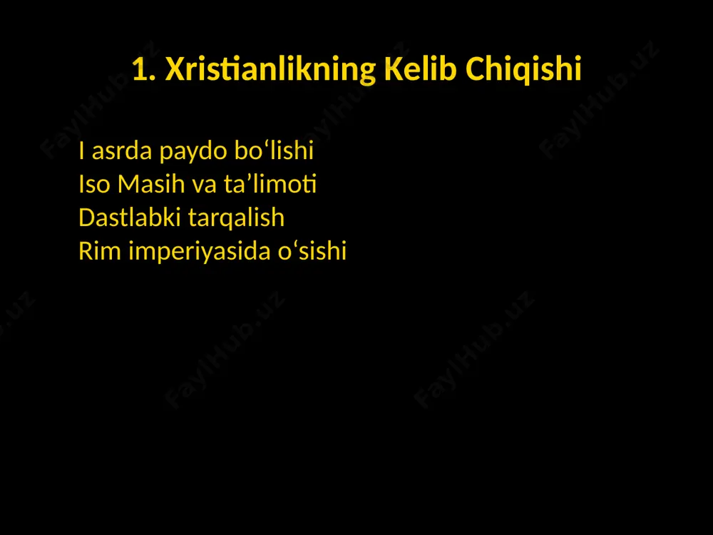xristianlik dini tarixi - Page 2