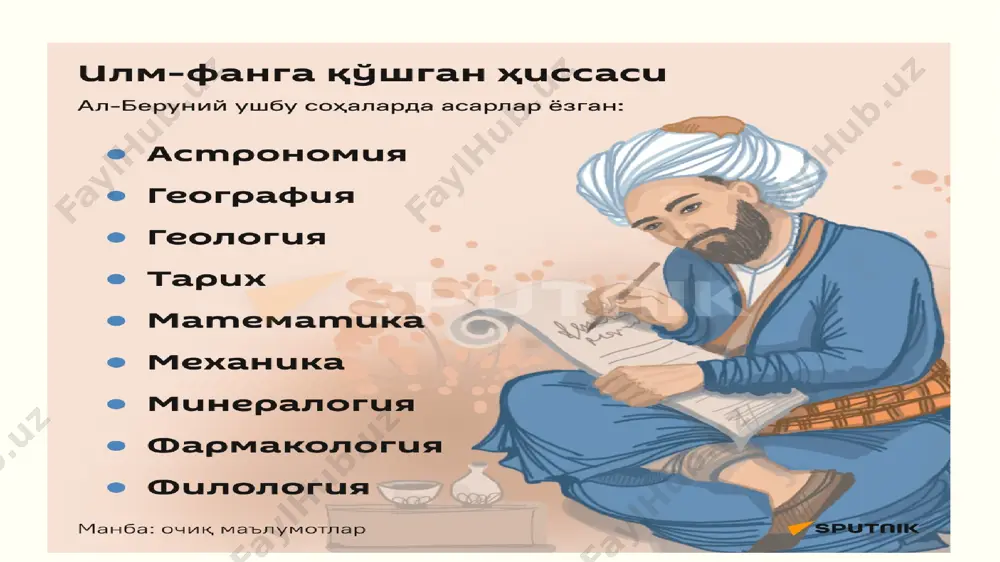 beruniyning pedagogik qarashlari - Page 5