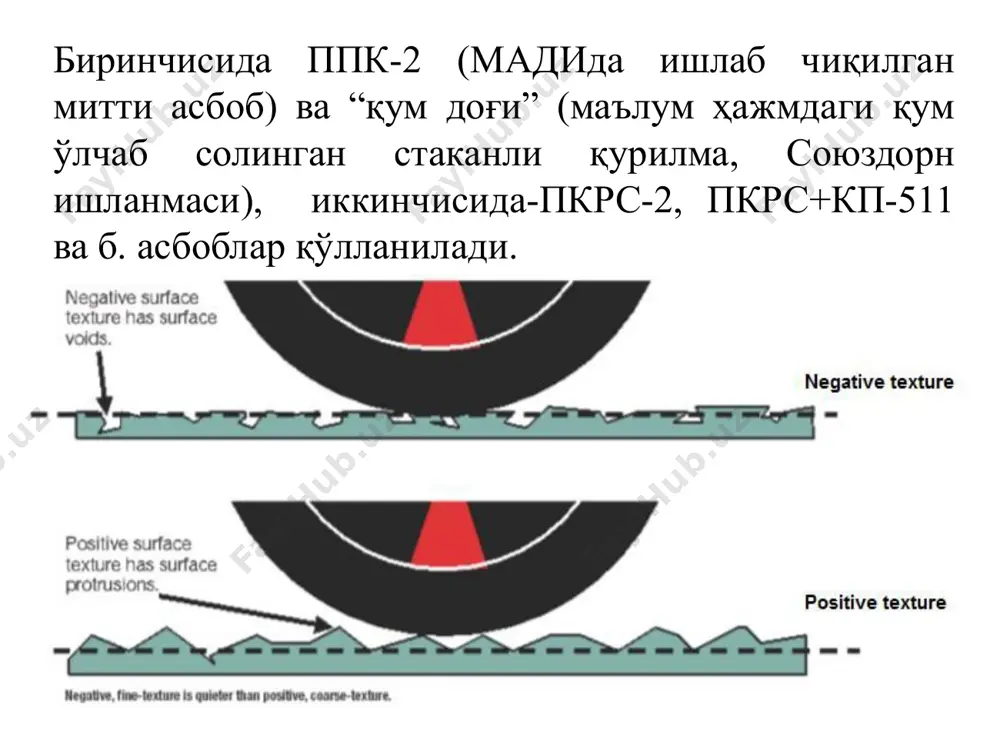 йўл қопламаларининг тишлашиш сифатларини бахолаш - Page 5