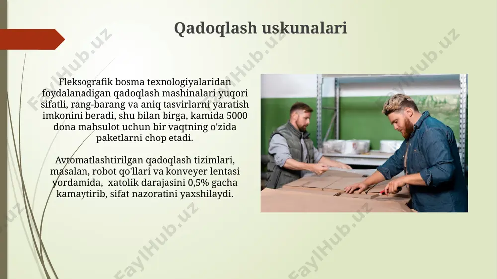presslash (zichlash), shakl berish va qadoqlash qurilmalari - Page 4