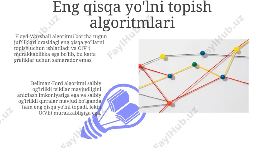 graflarni tasvirlash usullari va eng qisqa yo‘lni topish algoritmlari - Page 3