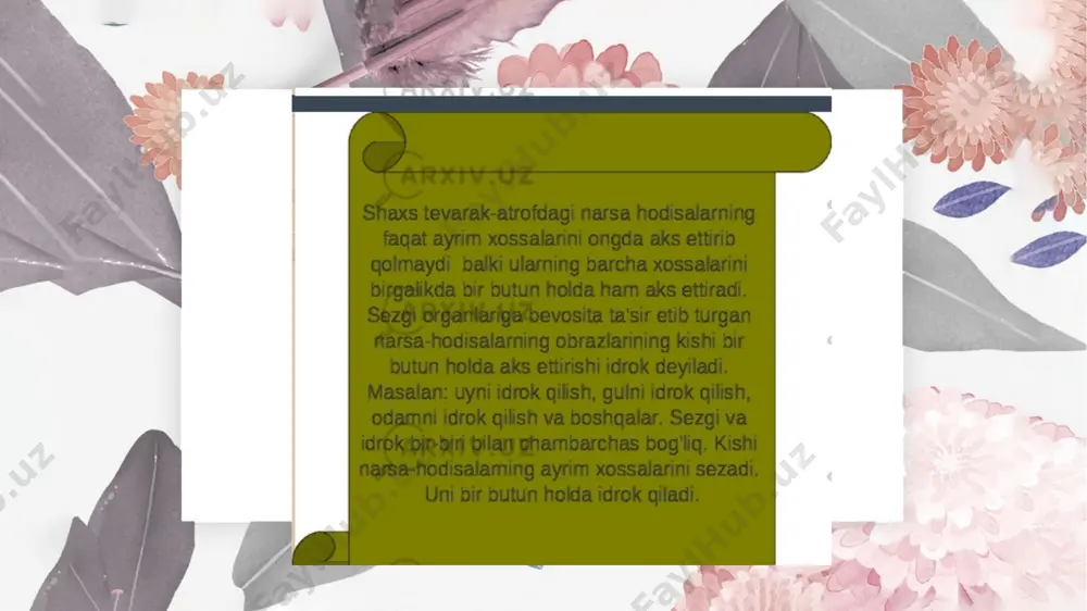 idrok haqida tushunchalar - Page 3