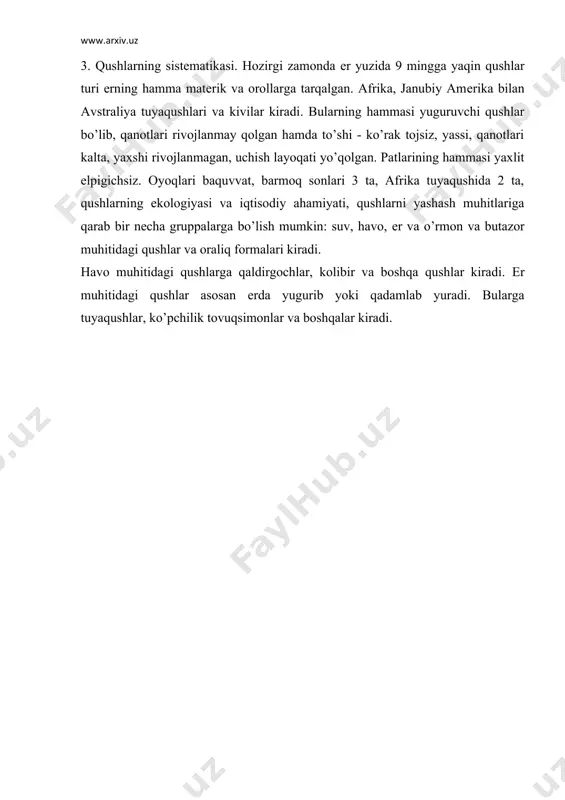 dov «umumiy entomologiya kursi» t: 1986 y. 11. «krasnaya kniga uzbеkistana» i. ii tom. 1993. 12.«ta'lim to’grisida vа kadrlar tayyorlash milliy dastur to’grisida qonunlar.t:1998.