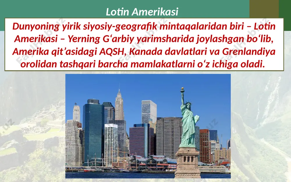 lotin amerikasi. 10 - sinf - Page 3