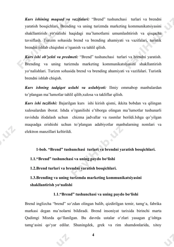 obil sifatida paydo bo‘lgan. bu vaqtda aqshda, butun dunyoda bo‘lganidek, tadbirkorlar o‘z nomiga ega bo‘lmagan mahsulotlar - sovun, lampalar, turli yormalarni ishlab chiqarishardi, ularni ishlab chiqaruvchisi aniq bo‘lmasdan, keyinchalik mayda yoki yirik magazinlarda sotish uchun harid qilinardi. ishlab chiqaruvchi uchun bunday vaziyat foydali emas edi, chunki uning mahsulotini raqibining mahsulotidan hech qanday ajratishmasdi. natijada o‘yin qoidalarini o‘zlari belgilab, qaysi ishlab chiqaruvchidan nima sotib olish kerakligini hal qilishardi.boshqa tomondan fabrikantlar magazinlar xo‘jayinlarining talablarini qondirish uchun bir mahsulotning bir nechta variantini ishlab chiqarishga majbur edi. masalan, colgate 1906 yilda sovunning 160 turini, 625 xil atirni va 2000 dan ortiq boshqa parfyumeriya mahsulotlarini ishlab chiqarardi. mahsulotni tashish sistemasining yaxshilanishi, ishlab chiqarish jarayoni rentabelligining oshishi, mahsulotni qadoqlashdagi yangiliklar, qonunchilikda savdo markalarini himoya qilish haqidagi qonunlarning paydo bo‘lishi, reklama samaradorligning ortishi, sotuvning yangi usullarining paydo bo‘lishi “ishlab chiqaruvchining brendi” vujudga kelishiga asos bo‘ldi. o‘sha paytda ommaviy haridor tomonidan brendlarning paydo bo‘lishi juda yaxshi qabul qilindi. …