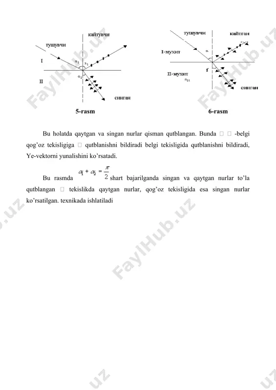 vavilov-cherenkov nurlanishi haqida. yorug’likning qutblanishi - Page 5