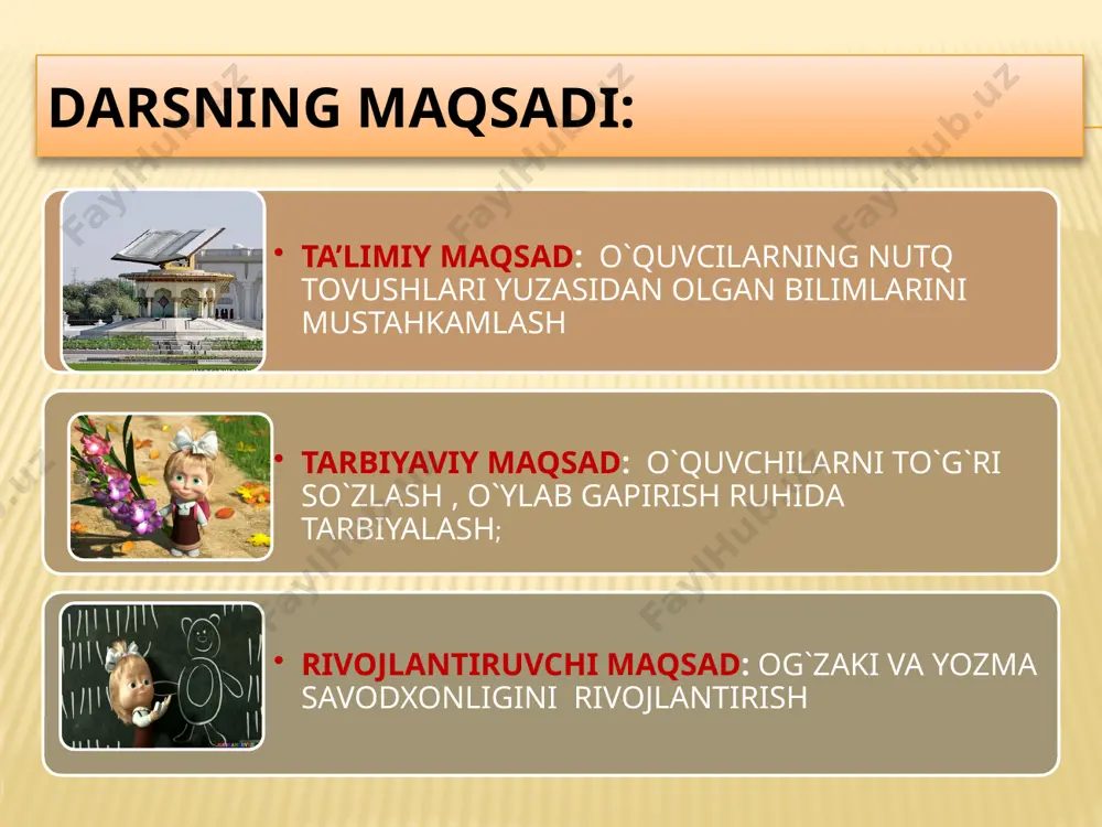 asi” unli tovushlar undosh tovushlar “saylanma diktant” nutq a’zolari. o`pka, lab, tog`aylar, burun, un paychalari, bo`g`iz, til, tish, og`iz. e’tiboringiz uchun rahmat! image6.jpeg