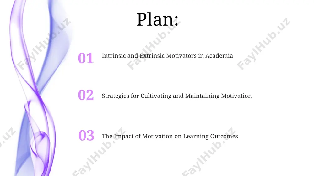 a stronger sense of purpose and increase engagement by approximately 30%. overcoming fear of failure, a significant obstacle for many students, involves practicing self-compassion and reframing setbacks as learning opportunities. this cognitive restructuring can improve academic resilience and lead to a 15-20% increase in persistence. addressing procrastination, a common barrier, requires employing time management techniques like the pomodoro technique (25-minute work intervals) and breaking down large tasks into smaller, manageable steps to increase a sense of accomplishment and reduce feelings of overwhelm. thank you for your attention @taqdimot_robot image1.jpeg image2.jpeg image3.jpeg