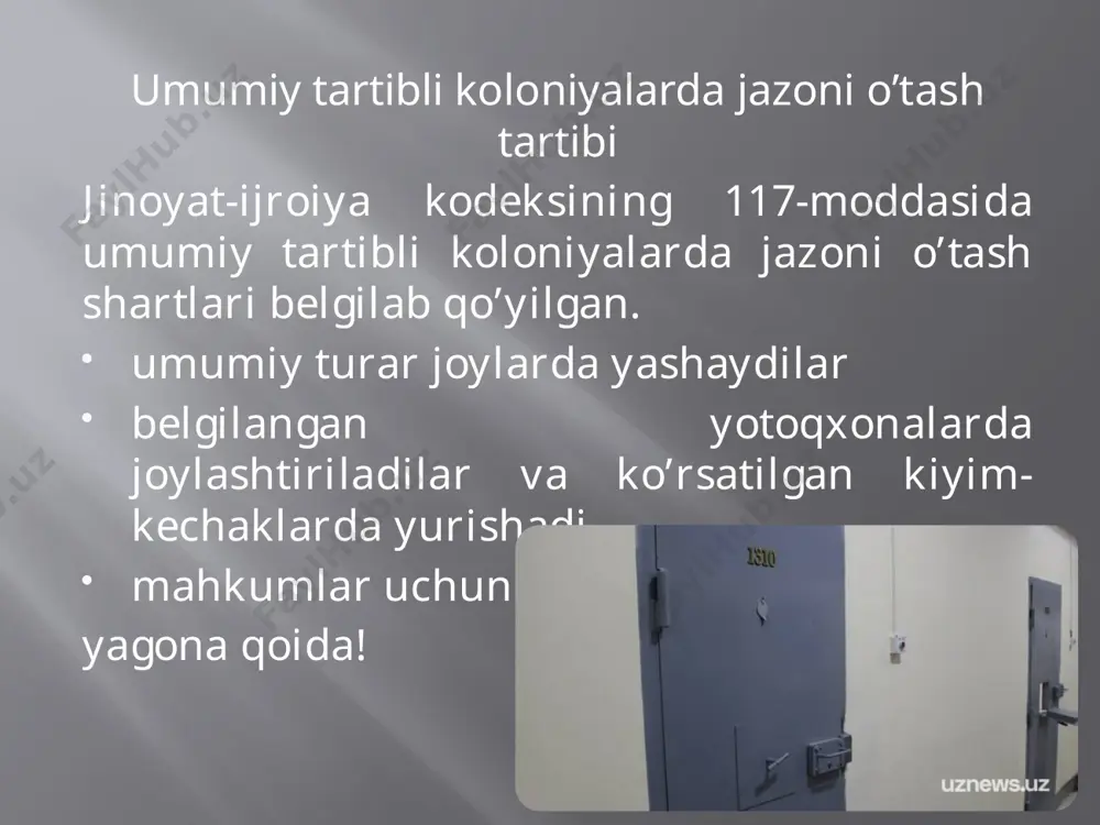 kaloniyalar va turmalar da jazon io‘tash - Page 3