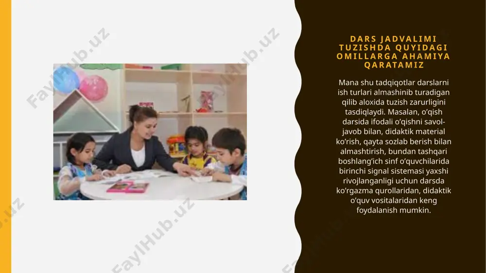 o'quvchilarni yoshiga qarab dars jadvalini tuzish va tahlil qilish - Page 5