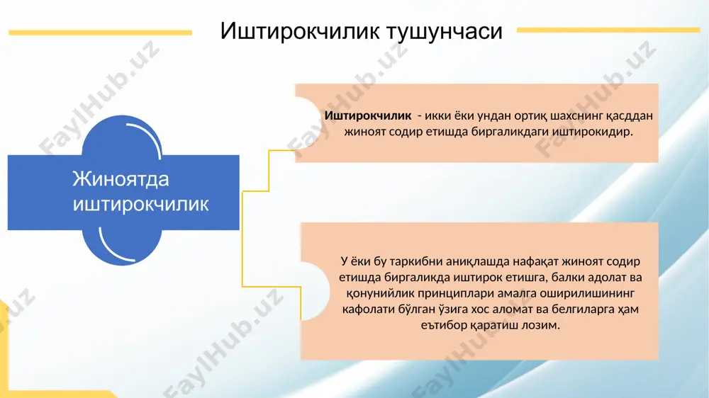 жиноятда иштирокчилик - тушунчаси ва турлари - Page 3