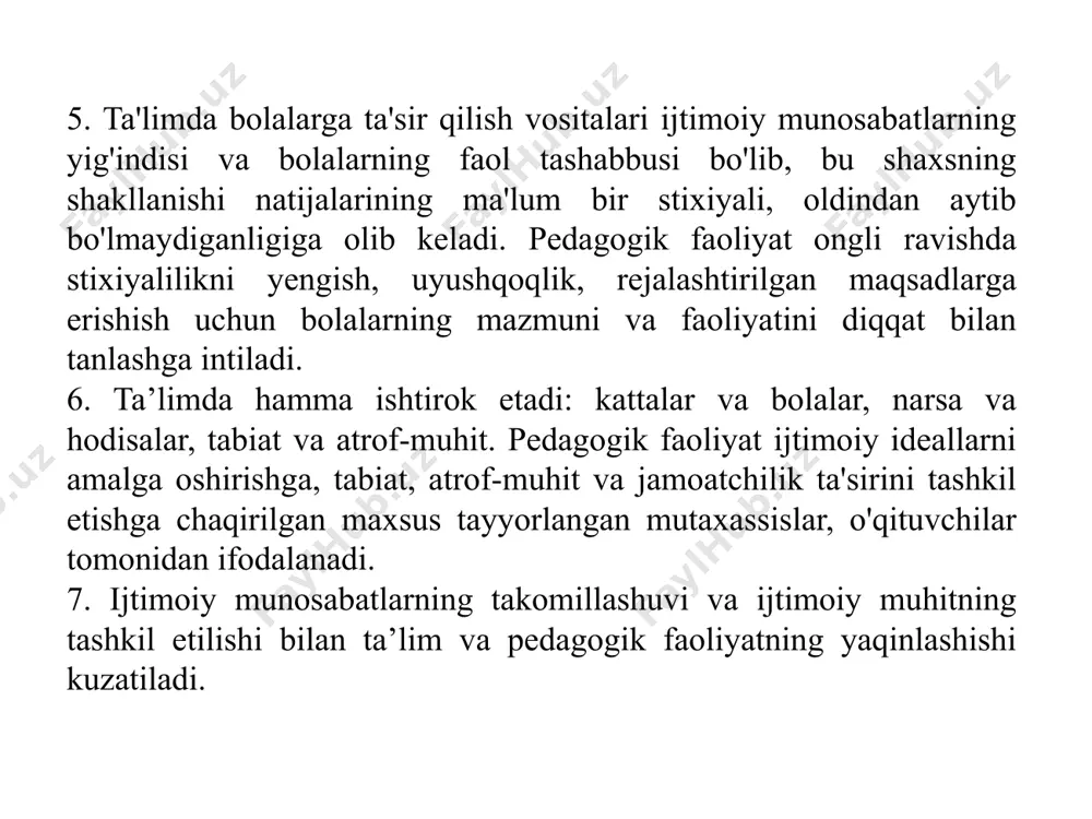 pedagogik faoliyat tushunchasi - Page 5