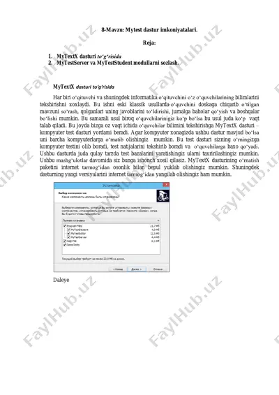 mytextx dasturi — PDF