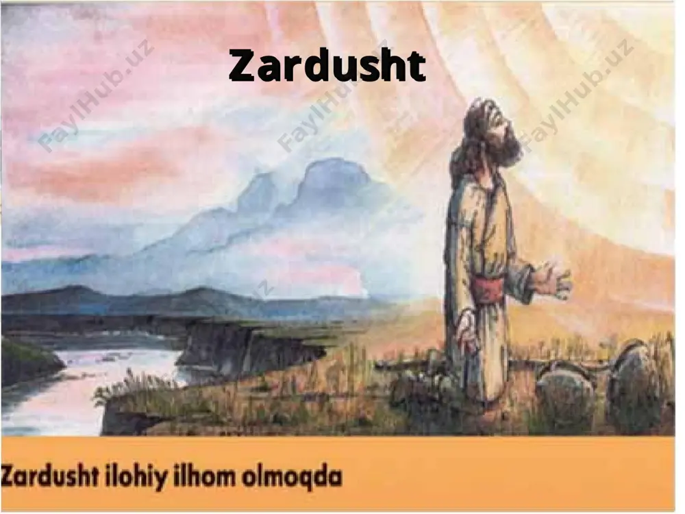 krlar diqqatga sazovordir: «podshoh doro ibn doro xazinasida 12 ming qoramol terisiga tillo bilan bitilgan bir nusxasi bor edi. iskandar (a.makedonskiy) otashxonalarni vayron qilib, ularda xizmat etuvchilarni o’ldirgan vaqtda uni kuydirib yubordi. shuning uchun abistoning beshdan uchi yuqolib ketdi». binobarin, «avesto» a.makedonskiyning osiyoga qilgan harbiy yurishlariga qadar mavjud edi. «avesto» a.makedonskiy hukmronligi tugagach, miloddan avvalgi 25o-yilda arshohiylar davrida yana tiklana boshlangan va yangi matnlar bilan to’ldirilgan. ular “avesto”ning bir qismini saqlab kelmoqdalar. bu kitob birinchi bora 30 ta kitobdan , keyin 21 ta kitobdan iborat edi. bizgacha bu kitobning 4 tasi saqlanib qolgan. bu kitoblar quyidagilar: birinchi:“vidovdot” (vendidat) deyiladi. bu kitob 22 bobdan iborat bo’lgan holda, payg’ambar zardusht va xudo ahura mazdalarning savol- javoblari bayon etilgan . ikkinchi kitob esa , “yasna” deb ataladi . bu yerda asosan zardushtning xatlari va 72 ta ”ha” degan bashoratlardan iborat. uchinchi kitob, “vispart” deb nomlanadi va 24 bobdan iborat. u pand- nasihatlaryig’indisidan tashkil …
