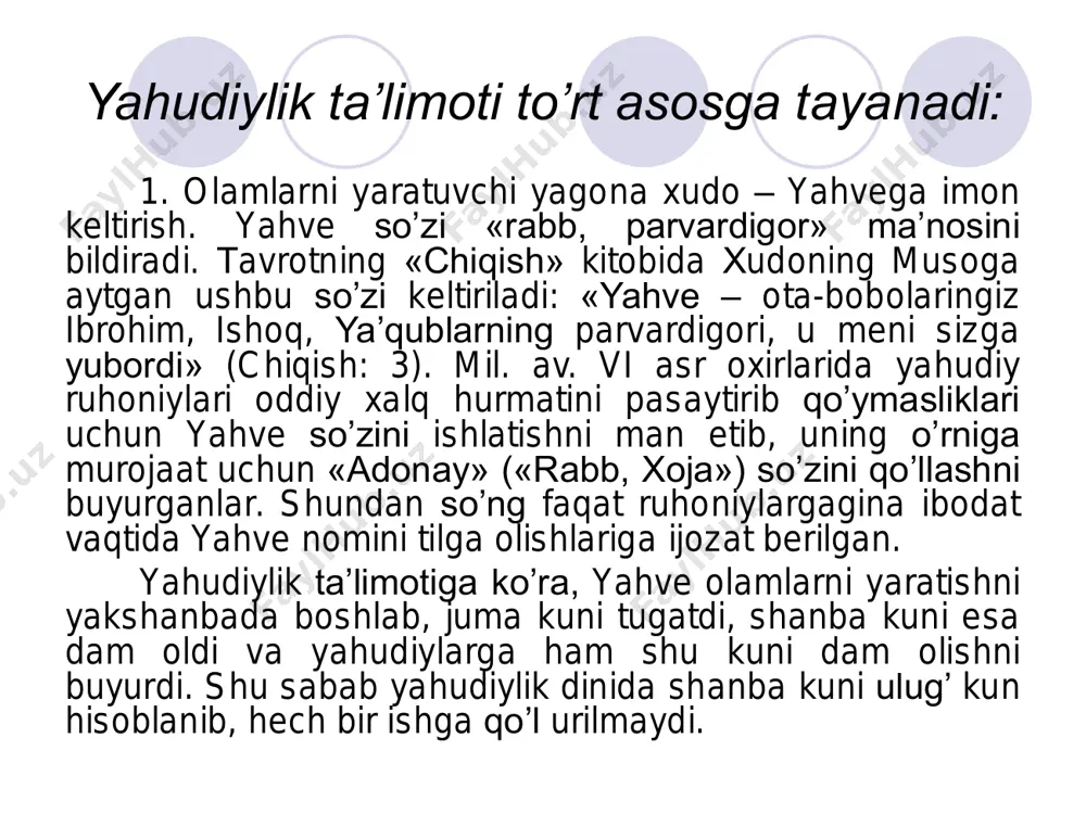 xudolar toifasi haqida madhiyalar bayon etilgan. osmon xudolari. ular sirasiga dyaus, varuna, indra kabi turli osmonlarni boshqarib turuvchi xudolar kiradi. biroq, varuna keyinchalik suv va dengizlar xudosiga aylanib ketgan. quyosh xudolari. rigvedada quyosh energiyasining turlicha namoyon bo’lishidan besh xudo yuzaga kelganligi haqida so’z yuritilgan. ularning eng qadimiysi mitra («do’st») dir. surya quyoshning yorqinroq namoyon bo’lgan ko’rinishidir. u yunonlardagi apollon kabi yetti ot biriktirilgan g’ildirakli aravalarda tasvirlangan. savitri esa quyoshning quvvat beruvchi kuchida namoyon bo’ladi. pushan muruvvatli hisoblanib, quyoshning mahsuldorlik faoliyatni o’zida namoyon qiladi. ularning yana biri vishnu vedalarda zikr qilingan va keyinchalik unut bo’lib ketgan xudolar orasida abadiy hisoblangan, hozirgi paytda butun hindistonda ulug’lanadi. yer xudolari. yer xudolarining eng ulug’i yerda quyoshning, havoda chaqmoqning, yer ustida olovning mujassamlashuvi hisoblangan olov xudosi agnidir. agni haqidagi afsonalar hindistondan tashqarida vujudga kelgan. braxmanlik veda dinlarining bir shahobchasidir. vaqt o’tishi bilan vedalardagi qo’shiqlar ommaga, hatto ruhoniylarga ham tushunarsiz bo’lib qoldi. bu qo’shiqlar hali o’zgarishga …