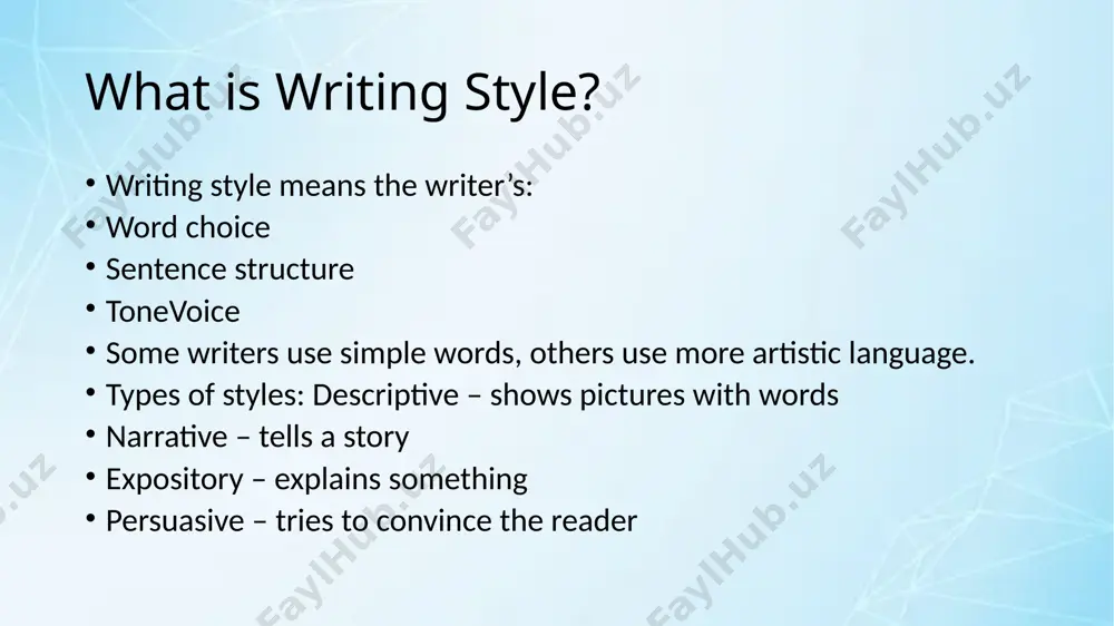 writing style and technique - Page 3