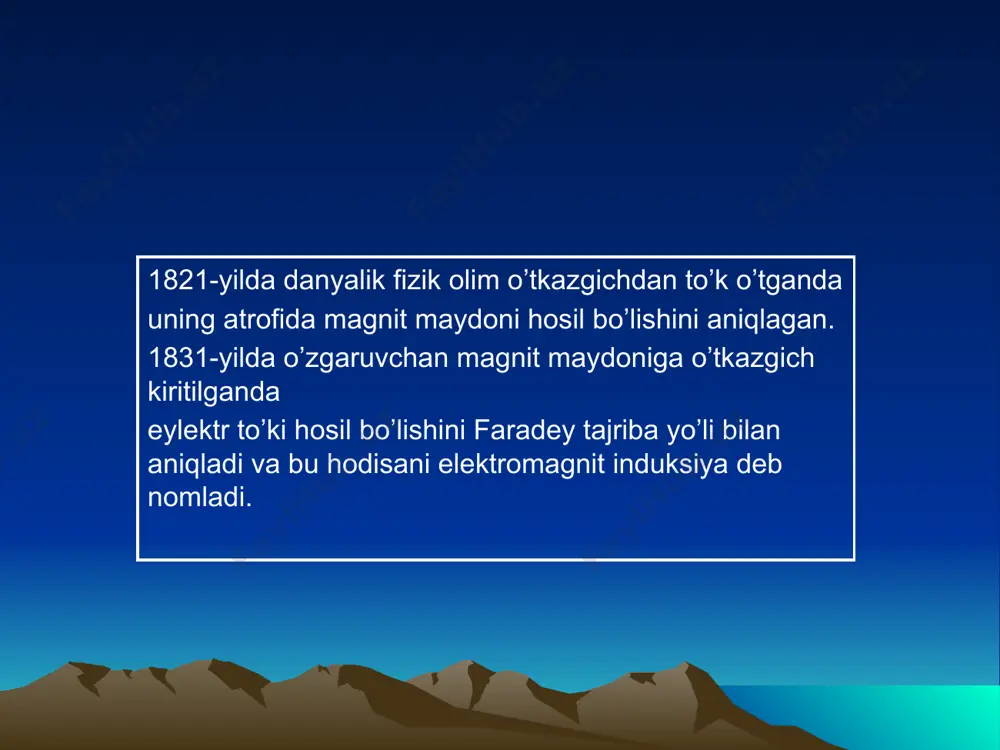elektromagnit to’lqinlar. maksvel lorens nazaryasi - Page 4