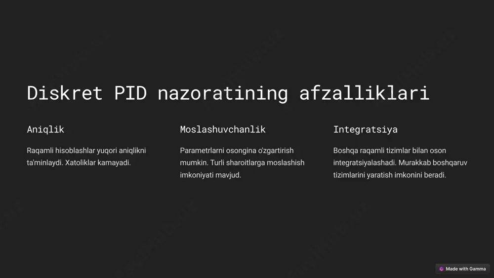 diskret tizimlarida pid nazorati - Page 4