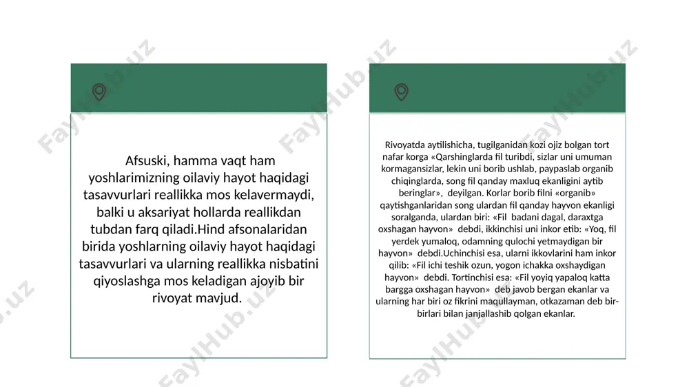 amaytirib, hatto o'zib (to'xtatib) qo'yishlari ham mumkin (uchrashuvga borishi lozimligini «unitib» qo'yish, kutilmaganda «juda band» bo'lib qolishi mumkin va sh.k). er-xotinlar esa ko'pincha bunday imkoniyatlardan mahrumdirlar. ular bir xonadonda, ko'pincha bir xonada birga bo'lishga «mahkum» etilgan. albatta, bu gaplar ko'pchilik yoshlarimizda (ayniqsa, bir-birlarini sevuvchi yoshlarda) tushunmovchilik, ishonmaslik, e'tiroz tug'dirishi mumkin, chunki ular, o'zing uchun aziz, sevimli bo'lgan odam bilan birga bo'lish, uning yonida bo'lish «majburiyati» bu eng orziqib kutilgan orzuning ro'yobga chiqishi-ku deb hisoblashlari mumkin. biroq bu «mahkumlik» bilan hisoblashmaslik ham mumkin emas. turli aholi turar joylarida, mahallalarda, qoni-qoshnilar ortasida kopincha faqat ayollardan yoki faqat erkaklardan iborat «kompaniyalar» ham behudaga yuzaga kelavermaydi.biz yuqorida oilada shaxslararo munosabatlar va muloqot psixologiyasiga tegishli masalalarga qisman toxtalib otdik. endi esa mazkur masalada yosh oila mezonlari haqida fikr yuritsak. psixolog va sotsiologlarning fikricha, kelin-kuyovlarning yoshi 30 dan oshmagan birinchi nikohdagilar yosh oila hisoblanadi. odatda yosh oila tushunchasi oilaviy hayotning dastlabki 10 yilini oz ichiga oladi. …