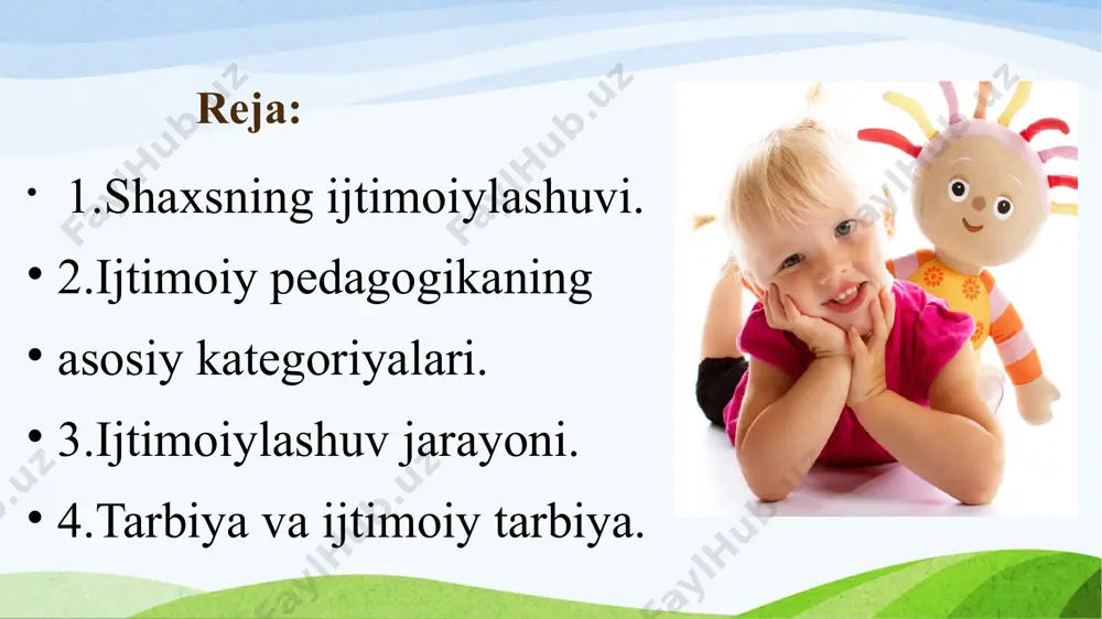 kamenskiy, inson tabiatining bir qismi va u tabiatning bir qismi sifatida uning eng asosiy, umumiy qonunlariga bo`ysunadi, deb hisoblanadi. komenskiyning fikricha, tabiatning bu qonunlari o`simliklar va hayvonlar olamida ham shuningdek, insonga nisbatan ham o‘z ta’sirini o‘tkazib turadi. masalan, fransiya falsafachisi jan jak russo bola tarbiyasi tabiat bilan uyg`un ravishda amalga oshirilishi kerak deb hisoblab, yozadi «bolalar katta bo`lishidan ilgari bola bo`lishi kerak». shvetsar pedagogi iogan genrix pestalotsi yetim va qarovsiz bolalar uchun muassasalar va bolalar uyini yaratgan, u hisobladiki, tarbiya maqsadi-inson tabiiy kuchlari va qobiliyatlarini rivojlantirishdir, bunda rivojlanish har tomonlama va uyg`un bo`lishi lozim. nemis olimi va pedagogi adolf disterveg ham o`z ishlarida talim-tarbiya jarayonida yosh va individual xususiyatlarini e’tiborga olishi lozimligini ta’kidlaydi. ijtimoiy pedagogikada tarbiyaning tabiat bilan uyg’un bo‘lishi prinsipiga amal qilib, quyidagi qoidalarga tayanishi lozim: - bolalar yosh xususiyatlarini e’tiborga olish; - bolalar jinsiy o`zgaruvchanligini e’tiborga olish; - me’yoridan chetga chiqish bilan bog‘liq bo‘lgan bolalarning individual xususiyatlarini e’tiborga …