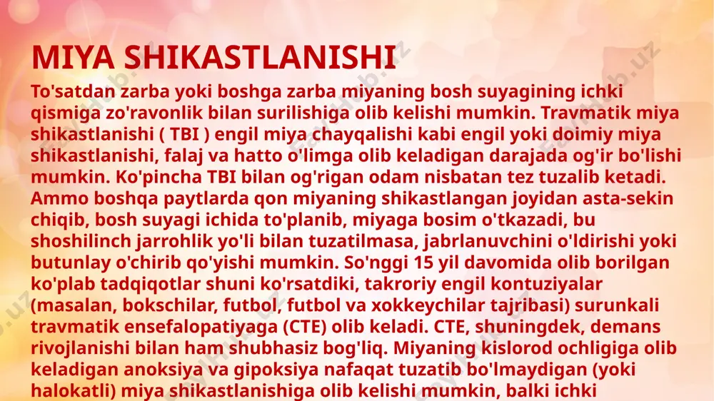 oy qoldirmaydi. bu holat baxtsiz hodisa qurbonining hayotiga tahdid solishi mumkin. thank you 15 image1.jpeg image5.png image2.jpeg image6.jpeg image7.jpeg image8.jpeg image9.jpeg image10.jpeg image11.jpeg