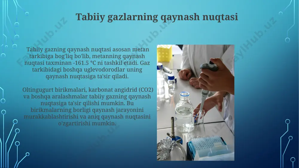 tabiy va suyultirilgan gazlarning kimyoviy va fizik hossalari - Page 5