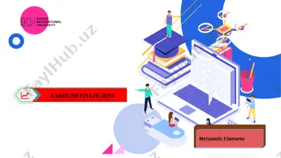 zardushtiylik dini — PPTX