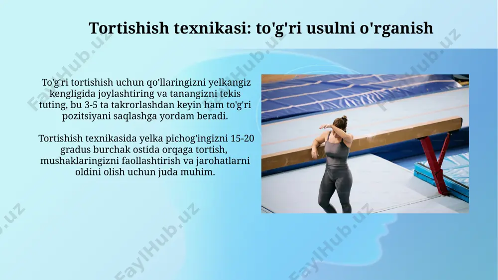 engil atletika va turnik tortilish texnikasi va usullari - Page 5