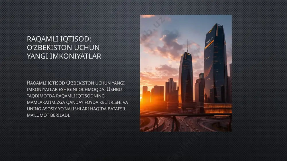 raqamli iqtisodning oʻzbekistonga foidasi - Page 4